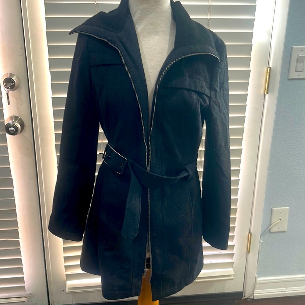 Miss Sixty grey wool fully lined peacoat